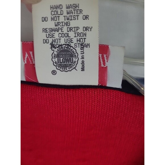 Vintage Vicky Vaughn 3/4 Dress 70's Fit and Flare Puffy Sleeves Jersey READ Desc - Picture 14 of 14